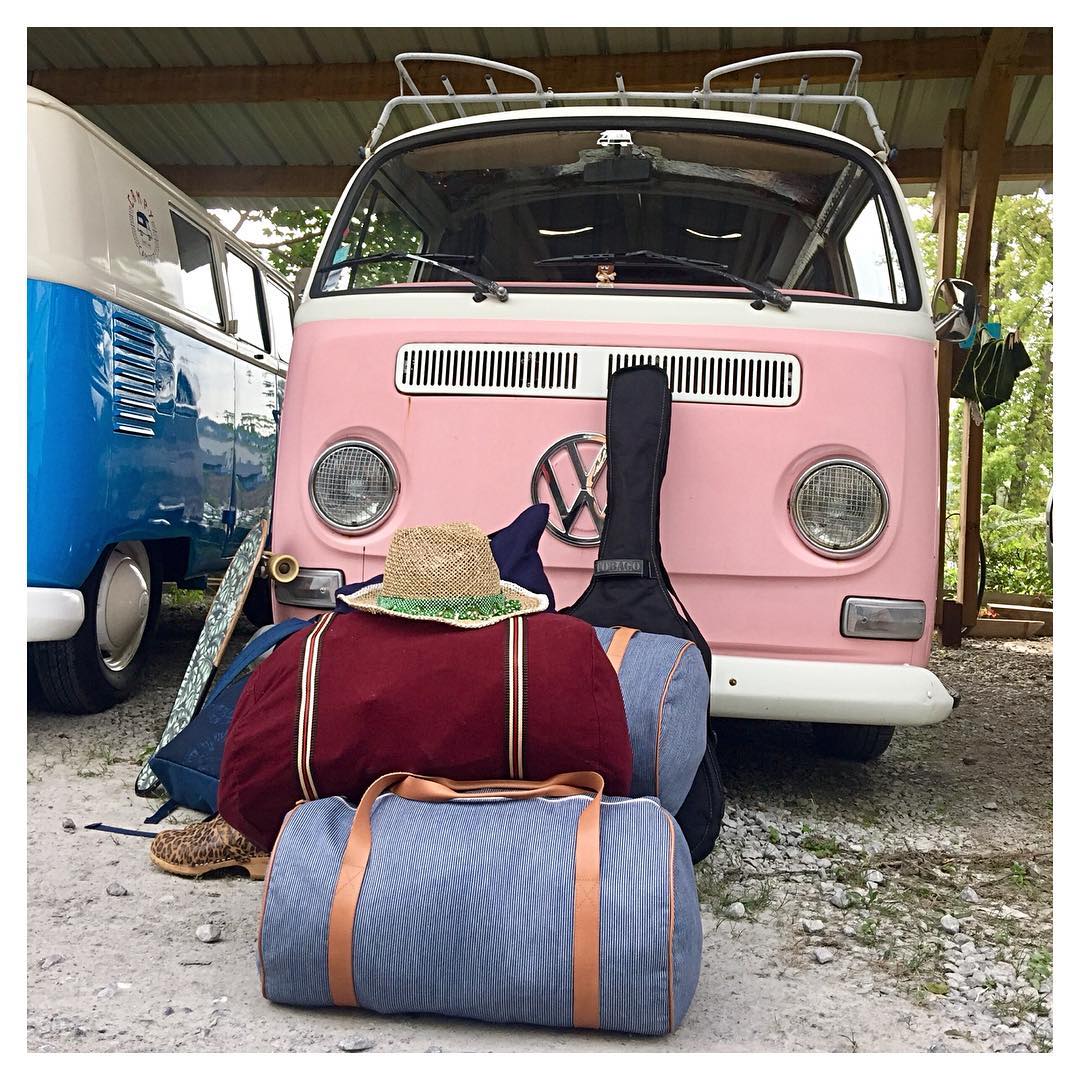 depart voyage roadtrip combi vw T2