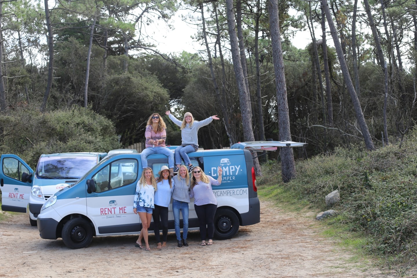 ellesurf surfeuses en campervan